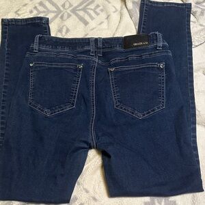 Grace Women's Skinny Jeans - Dark Blue